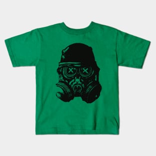 Gas mask skull Kids T-Shirt